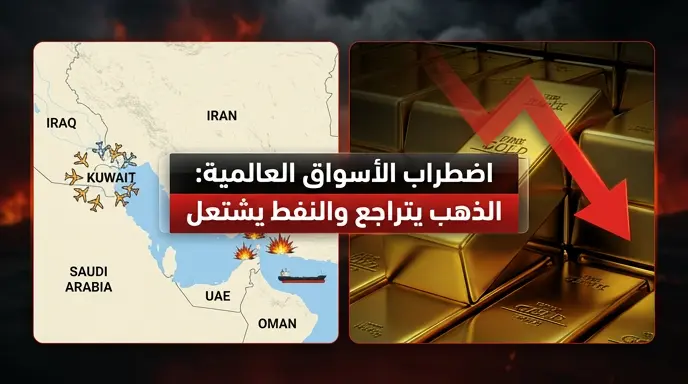تعليق الملاحة بمطار الكويت واستهداف جزيرة قشم يربك الأسواق ويضغط على أسعار الذهب