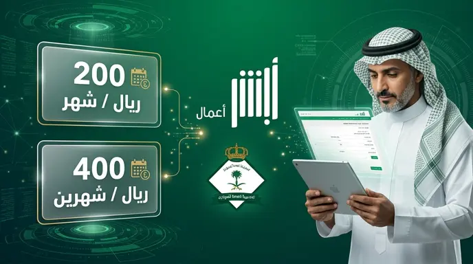 خطوات تمديد تأشيرة الخروج والعودة عبر منصة أبشر أعمال 2026 والرسوم المطلوبة