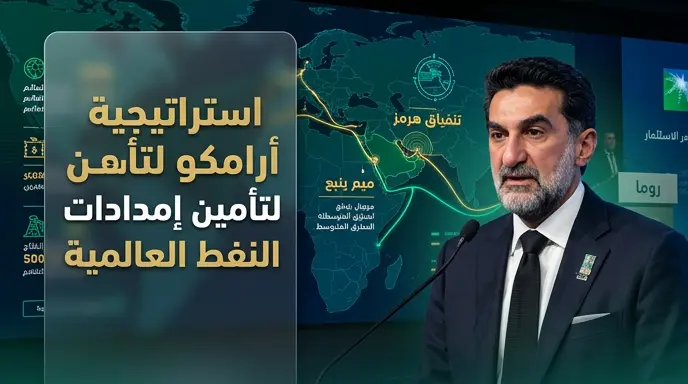 رئيس مجلس إدارة أرامكو يؤكد أن التوسع في مرافق التخزين الدولية يضمن استمرار الإمدادات رغم حصار مضيق هرمز
