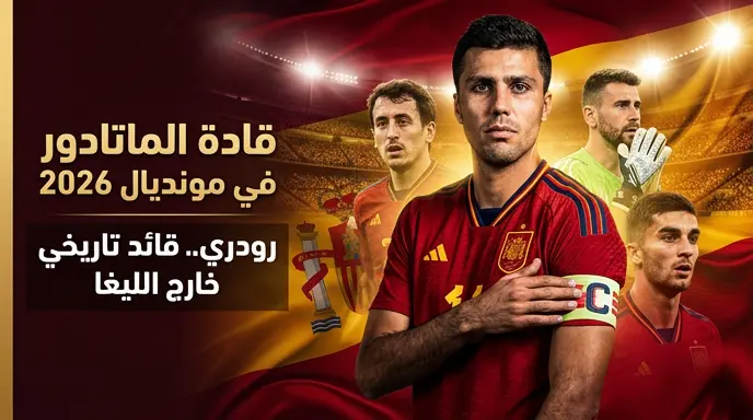 رودري يدخل تاريخ منتخب إسبانيا كأول قائد من خارج "الليغا" في نهائيات كأس العالم 2026