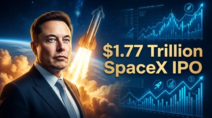 سبيس إكس تبدأ التداول الرسمي بقيمة سوقية 1.77 تريليون دولار وإيلون ماسك أول تريليونير في التاريخ