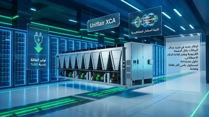 سلسلة Uniflair XCA الجديدة من شنايدر إلكتريك توفر 60% من استهلاك الطاقة في مراكز البيانات الضخمة