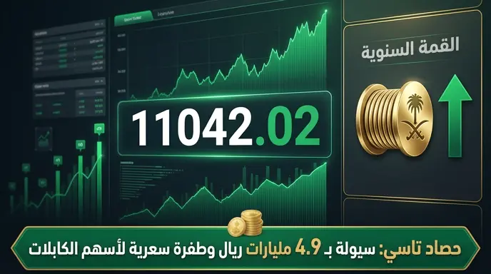 سهم "الكابلات السعودية" يسجل أعلى مستوى في 52 أسبوعاً وارتفاع 141 شركة بنهاية تداولات سوق الأسهم اليوم 11 يونيو