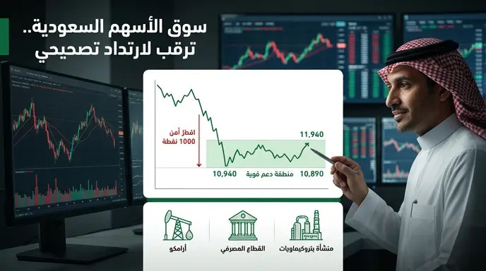 سوق الأسهم السعودية يفقد 1000 نقطة منذ بداية 2025 والمطير يؤكد وصول المؤشر لمرحلة "التشبع البيعي"