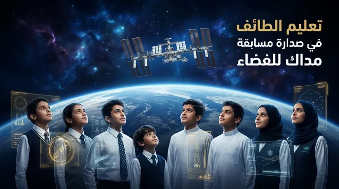 طلاب تعليم الطائف يتصدرون مسابقة مداك للفضاء بفرص فريدة للوصول إلى محطة الفضاء الدولية
