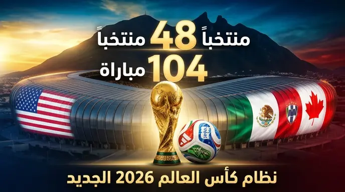 ما هو نظام كأس العالم 2026 الجديد؟ 48 منتخباً و104 مباريات وآلية صعود أفضل الثوالث