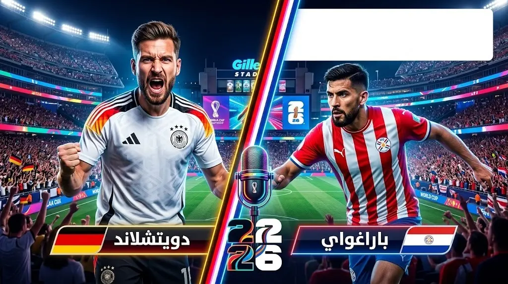 من هو معلق مباراة ألمانيا وباراغواي في كأس العالم 2026 والقنوات الناقلة؟