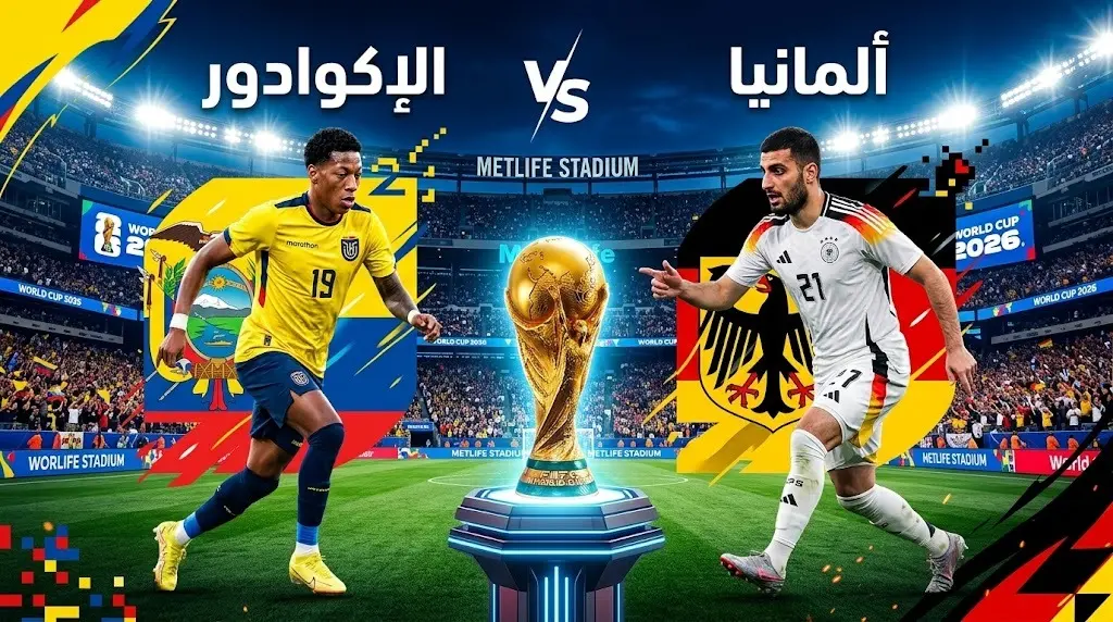 موعد مباراة ألمانيا والإكوادور اليوم والقنوات الناقلة في كأس العالم 2026