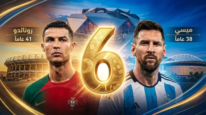 ميسي ورونالدو في مونديال 2026.. أول ثنائي في التاريخ يشارك في 6 نسخ من كأس العالم