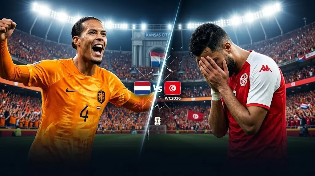 نتيجة مباراة تونس وهولندا في كأس العالم 2026