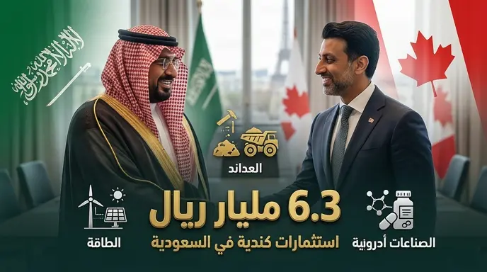 نمو الاستثمارات الكندية في المملكة لتبلغ 6.3 مليار ريال ومباحثات في باريس لفتح آفاق اقتصادية جديدة