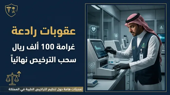 وزارة الصحة تقر غرامات تصل إلى 100 ألف ريال وسحب تراخيص مراكز فحص العمالة الوافدة المخالفة