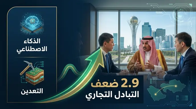 وزير الصناعة السعودي يبحث في أستانا سبل توظيف الذكاء الاصطناعي لتطوير قطاع التعدين والابتكار الصناعي