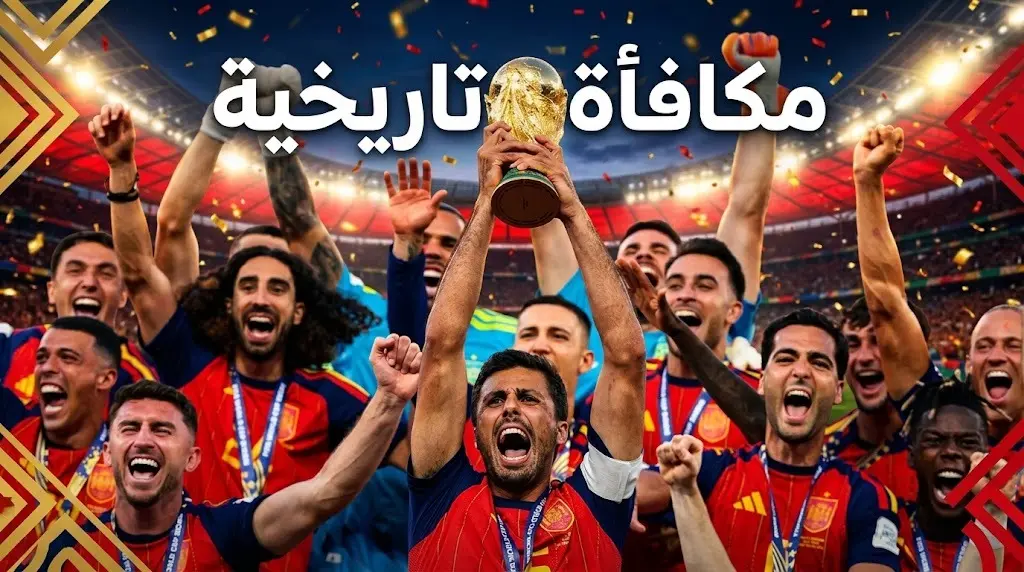 755 ألف يورو لكل لاعب بالتساوي.. الكشف عن المكافآت المالية لمنتخب إسبانيا بعد التتويج بكأس العالم