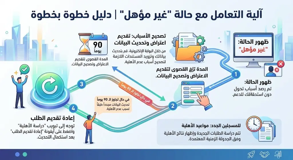 آلية التعامل مع حالات عدم الأهلية