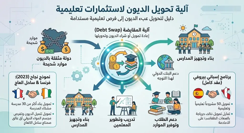 آلية تحويل الديون لاستثمارات تعليمية