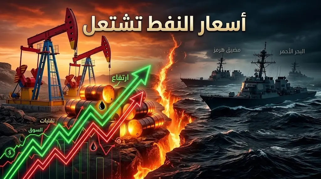 أسعار النفط تقفز 16 بالمئة متأثرة باضطرابات مضيق هرمز وتصعيد الهجمات المتبادلة بين واشنطن وطهران