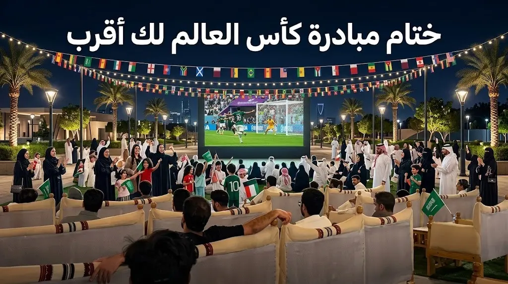 أمانة الرياض تختتم فعاليات مبادرة كأس العالم لك أقرب 2026 بتسجيل حضور يتجاوز 235 ألف زائر