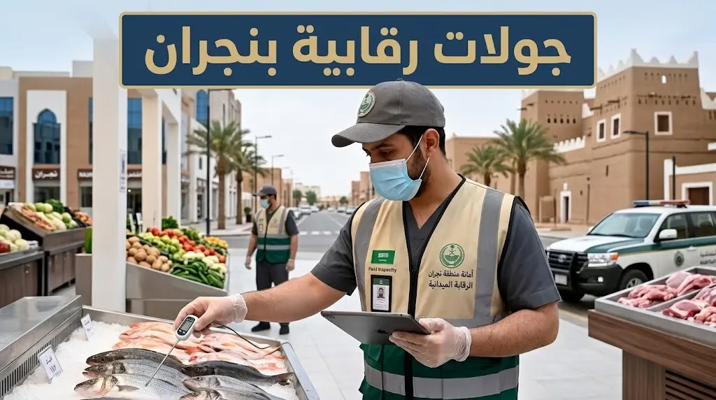 أمانة منطقة نجران تنفذ 22608 جولات رقابية خلال شهر يونيو لتحسين جودة الحياة والخدمات