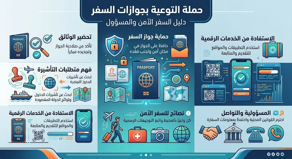 أهداف الحملات التوعوية للمديرية العامة للجوازات
