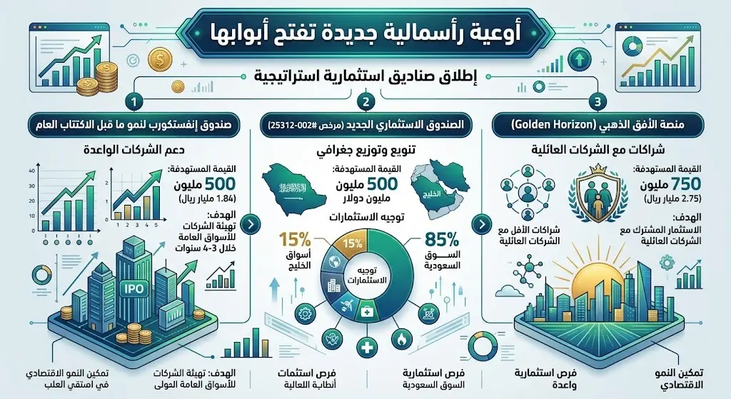 أوعية رأسمالية جديدة تفتح أبوابها
