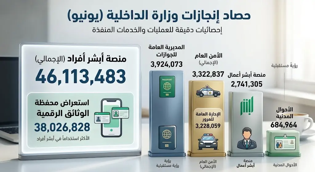 إحصائيات العمليات المنفذة في يونيو