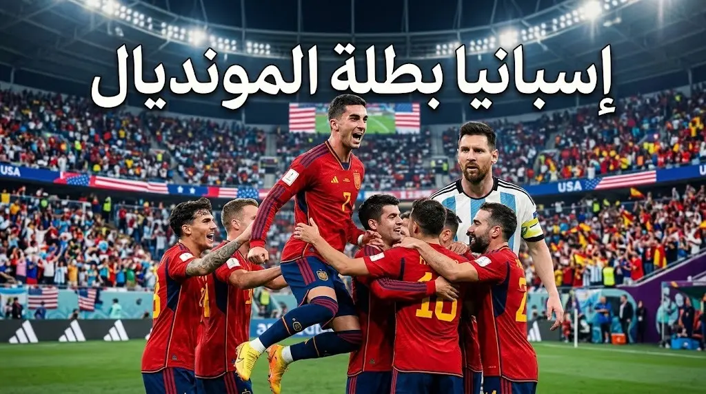 إسبانيا تتوج بلقب كأس العالم 2026 بعد إسقاط الأرجنتين بهدف فيران توريس