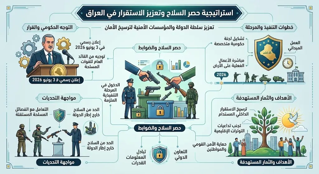 استراتيجية حصر السلاح وتعزيز الاستقرار