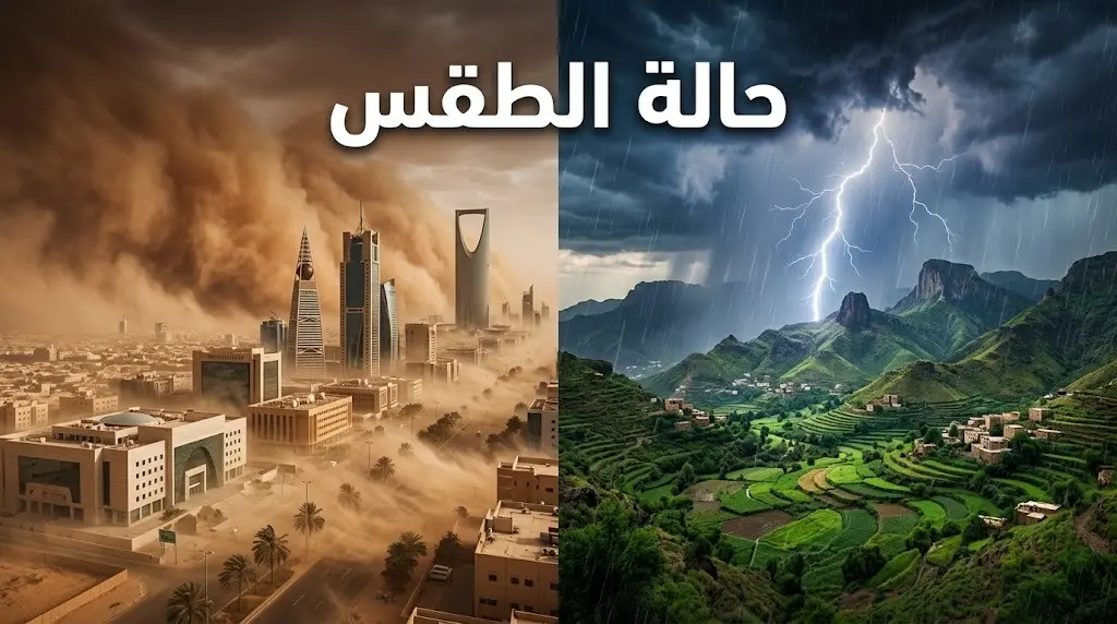 الأرصاد تحذر من تدني الرؤية وأمطار رعدية في عدة مناطق والدفاع المدني يدعو لأخذ الحيطة