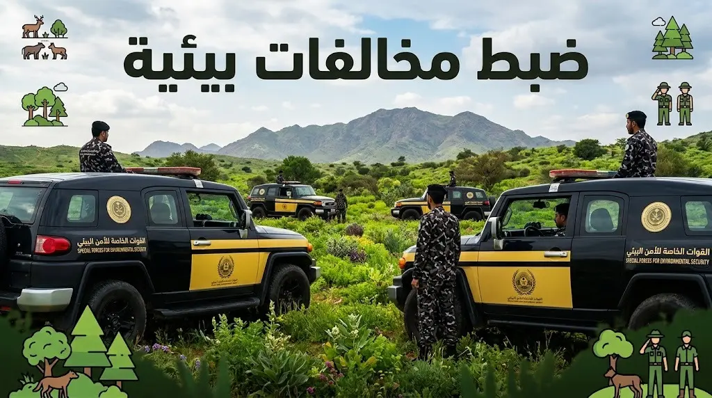 الأمن البيئي يضبط مواطنين خالفوا نظام البيئة بالرعي الجائر وإدخال مركبات لمحمية الإمام تركي الملكية