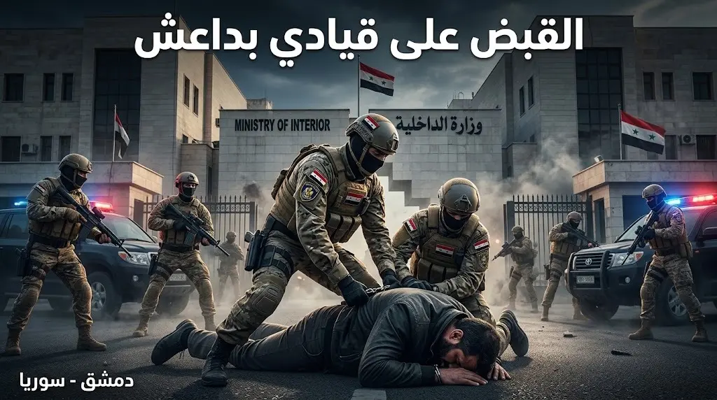 الأمن السوري يعتقل والي لبنان وفلسطين في تنظيم داعش ويفكك خلايا اغتيال وتمويل