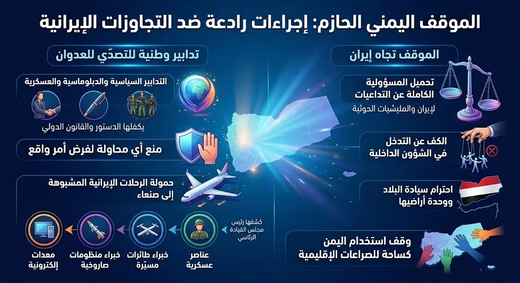 الإجراءات الرادعة والموقف من طهران