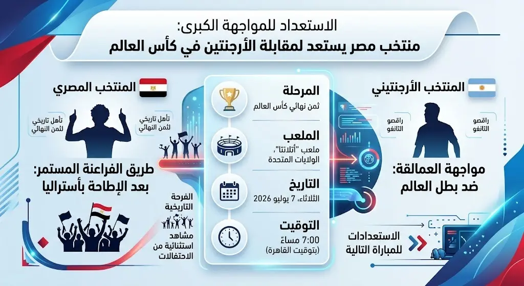 الاستعداد للمواجهة القادمة في المونديال