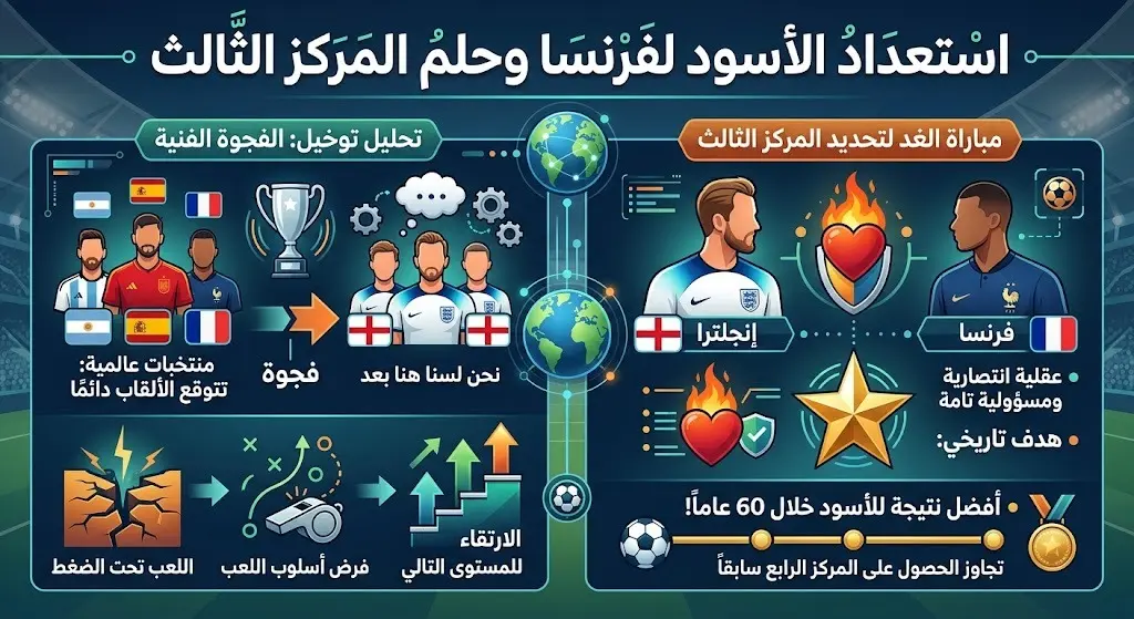 الاستعداد لمواجهة فرنسا وتحديد المركز الثالث