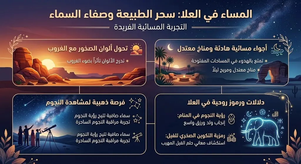 التجربة المسائية وصفاء الأجواء