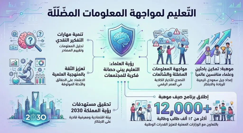 التعليم لمواجهة المعلومات المضللة