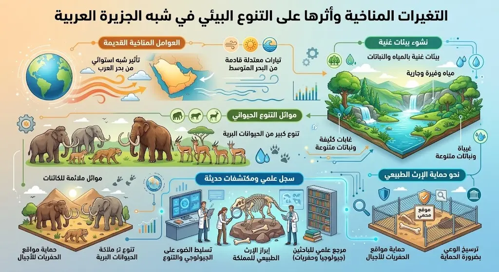 التغيرات المناخية وأثرها على التنوع البيئي
