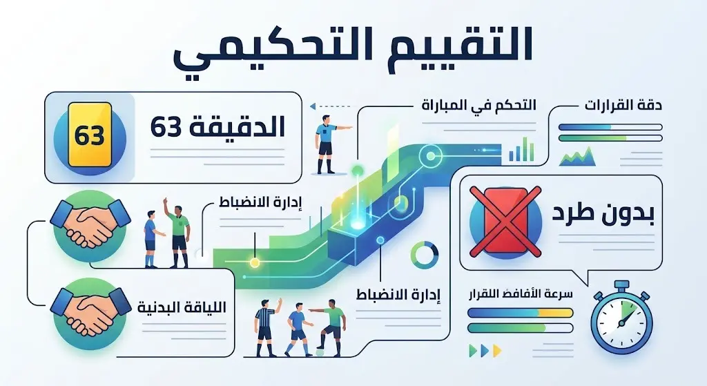 التقييم التحكيمي لموقف اللاعبين