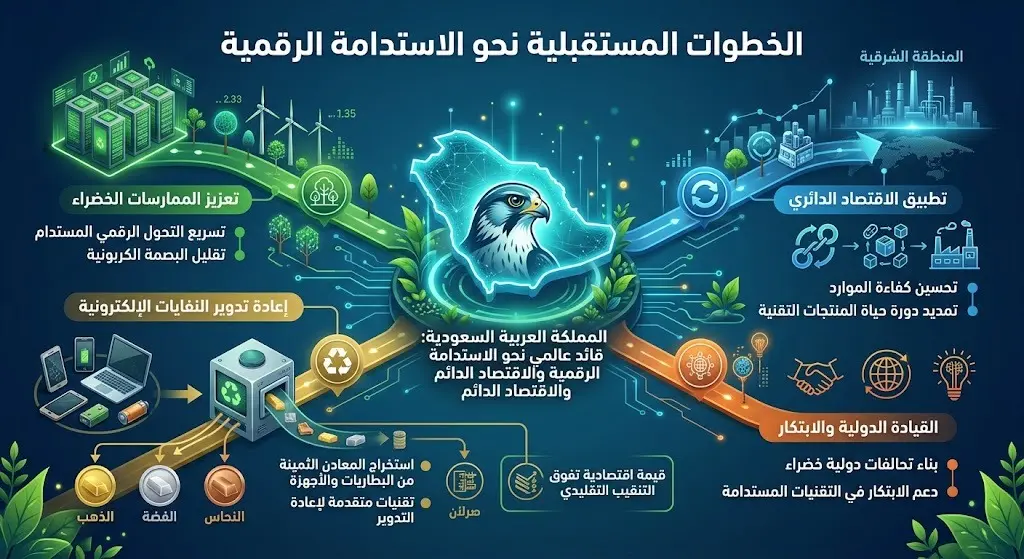 الخطوات المستقبلية نحو الاستدامة الرقمية