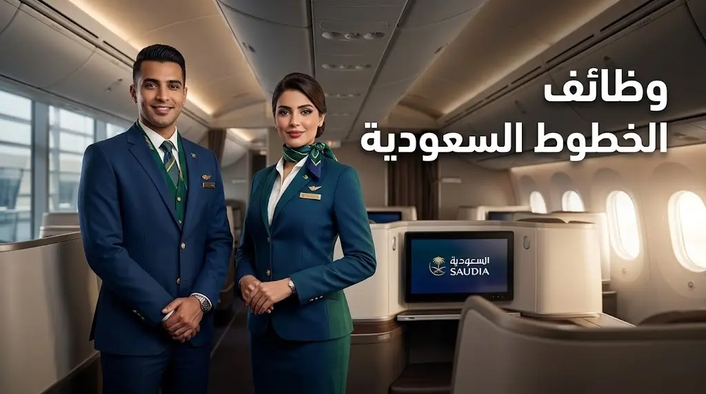 الخطوط السعودية تعلن فتح التوظيف لحملة الثانوية براتب يبدأ من 5855 ريالاً (الرابط والشروط)