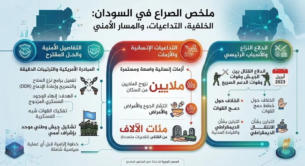 الخلفية والتداعيات الإنسانية للصراع