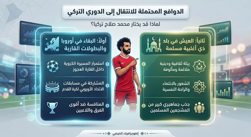 الدوافع المحتملة للانتقال إلى الدوري التركي