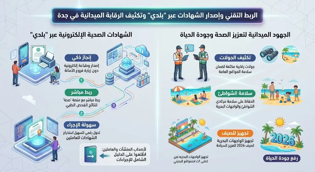 الربط التقني وإصدار الشهادات عبر "بلدي"
