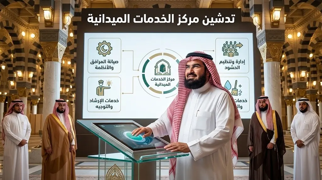 السديس يدشن مركز الخدمات الميدانية بالمدينة المنورة ضمن خطة موسم العمرة لعام 1448هـ
