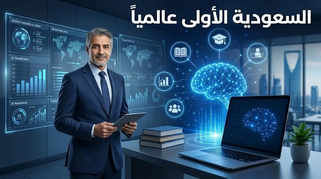 السعودية تتصدر الترتيب العالمي في تطبيق الذكاء الاصطناعي بالقطاع العام