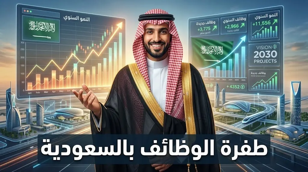 السعودية تتصدر نمو التوظيف الخليجي بدعم من مشاريع رؤية 2030 وصندوق الاستثمارات