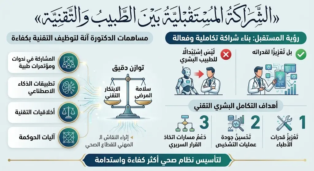 الشراكة المستقبلية بين الطبيب والتقنية