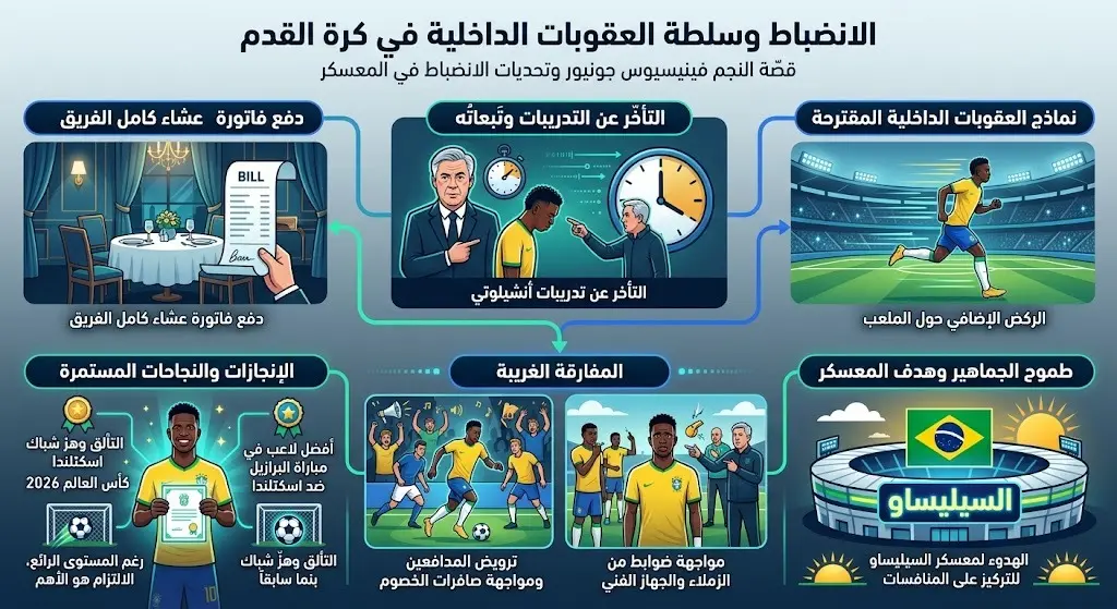 العقوبات الداخلية في عالم كرة القدم