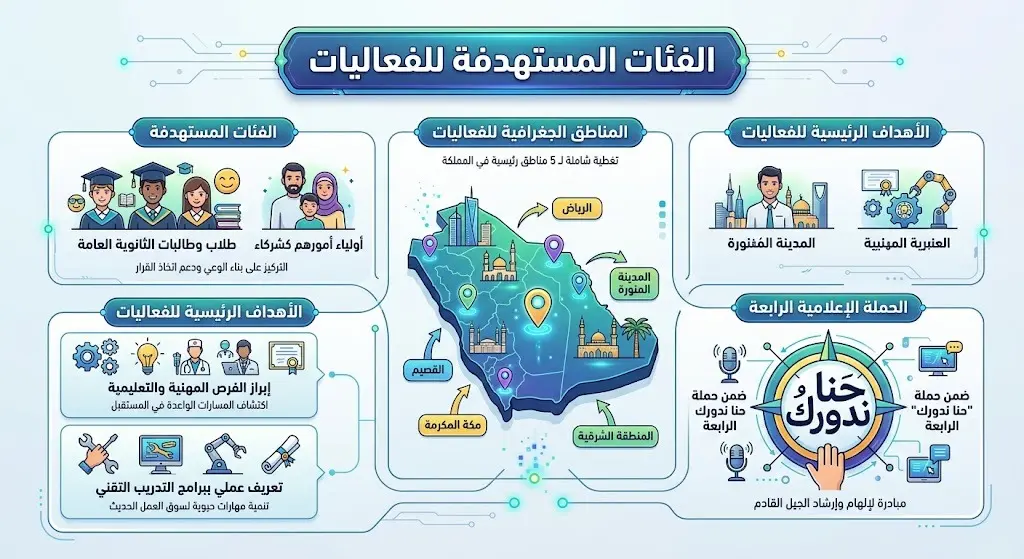الفئات المستهدفة للفعاليات