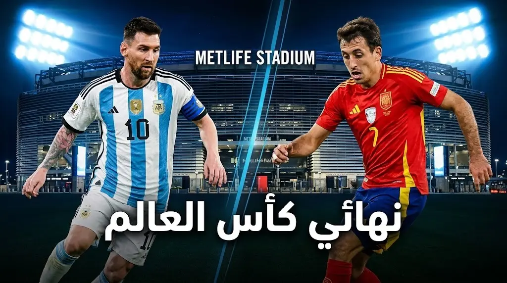 القنوات الناقلة لمباراة إسبانيا ضد الأرجنتين في نهائي كأس العالم 2026